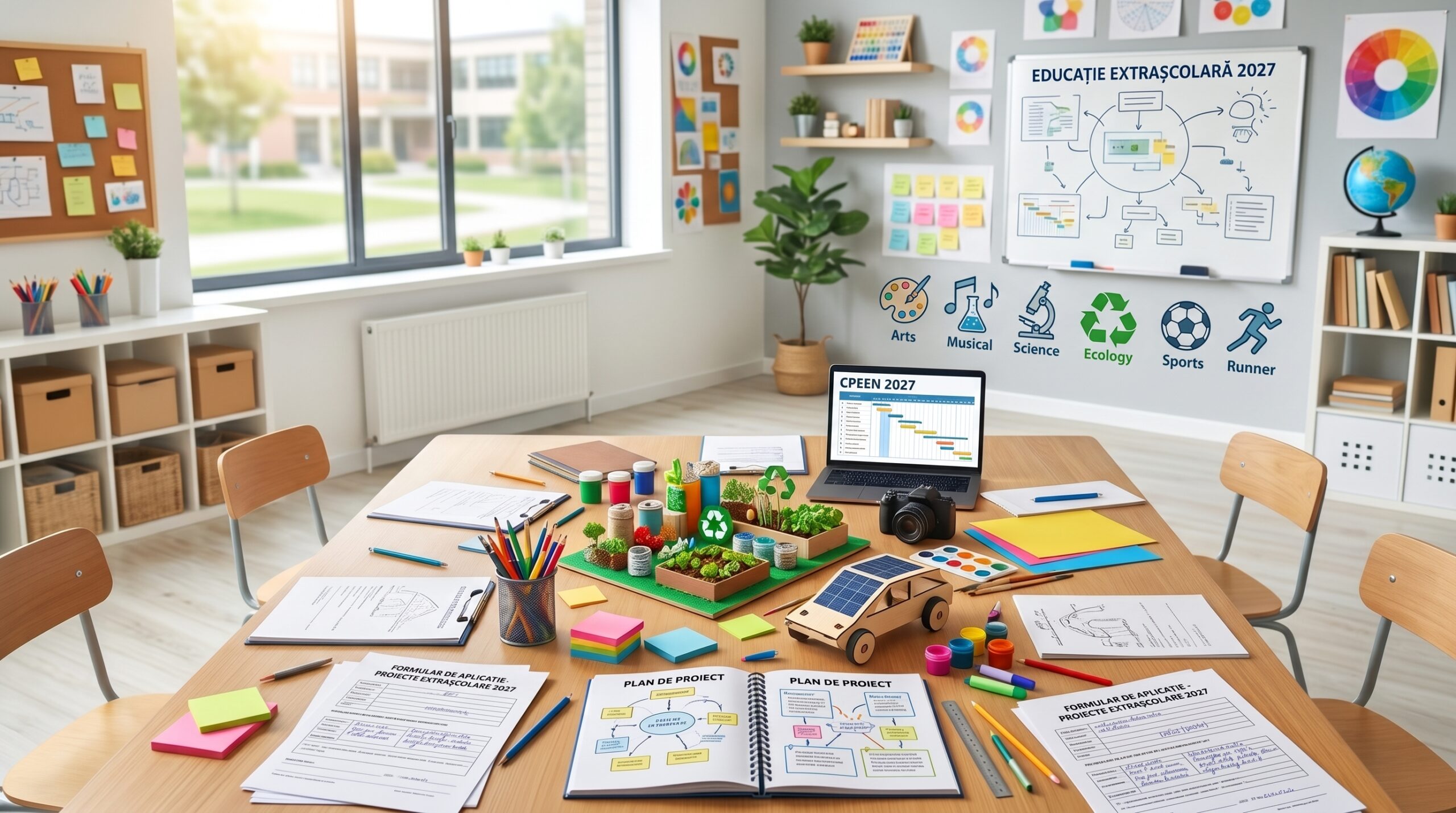Formular de aplicație pentru proiectele cuprinse în Calendarul Proiectelor de Educație Extrașcolară 2027